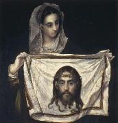 El Greco St Veronica  Holding the Veil oil painting artist